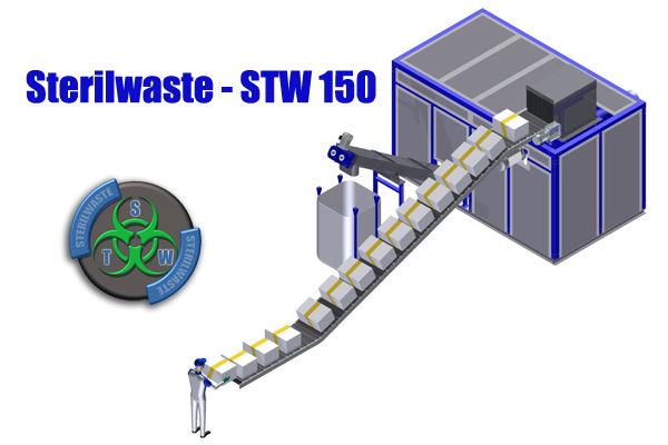 sterilwaste - impianti di sterilizzazione rifiuti a rischio infettivo -stw 150
